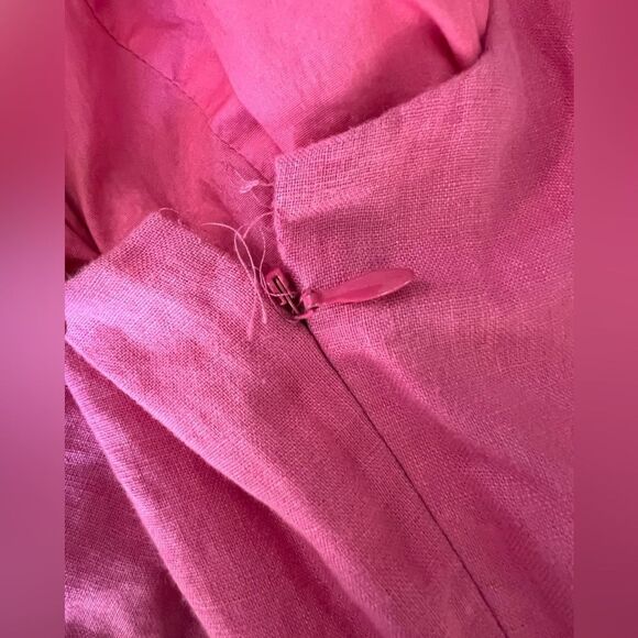 J. Crew Vintage Linen Dress and Blazer Single Button Academia Office Size 6 - Picture 12 of 13